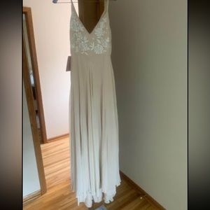 NEVER WORN BHLDN bridesmaid gown